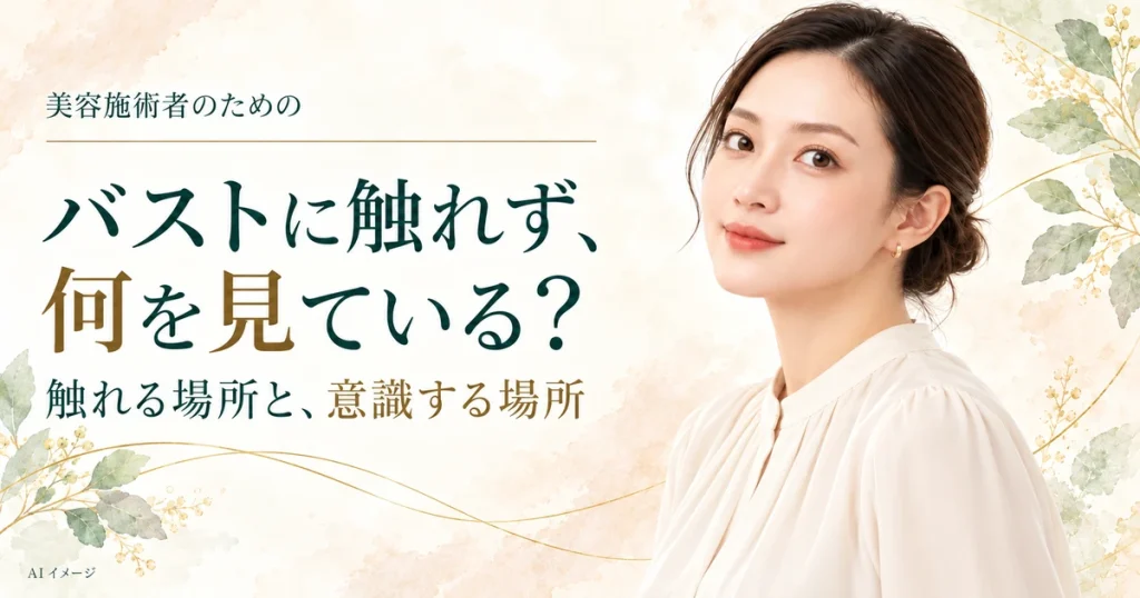 美容施術者向けのAIイメージ。実際の施術結果を示すものではありません。