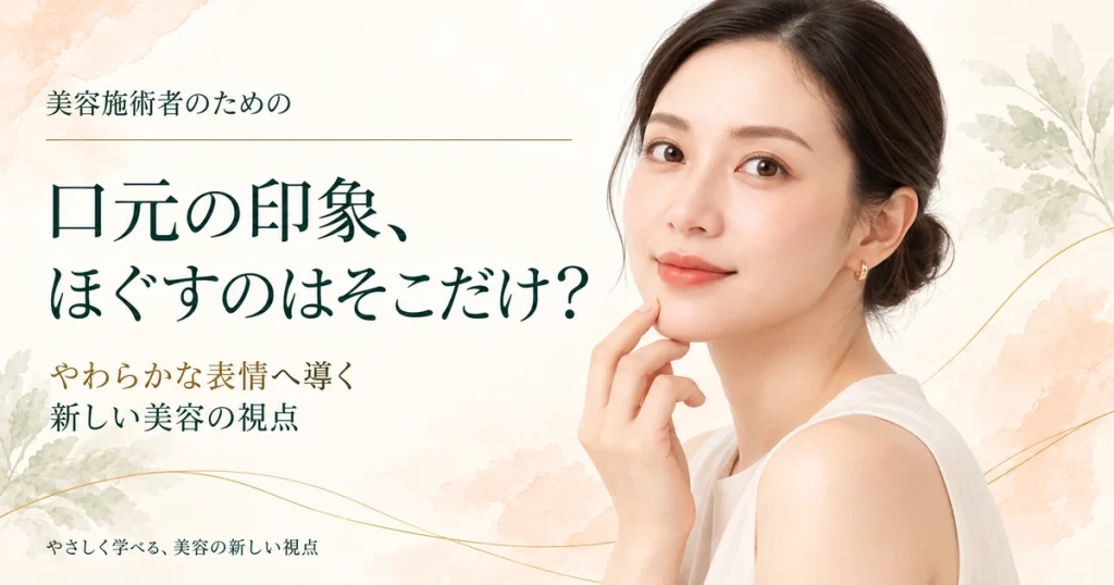美容施術者向けのAIイメージ。実際の施術結果ではありません。