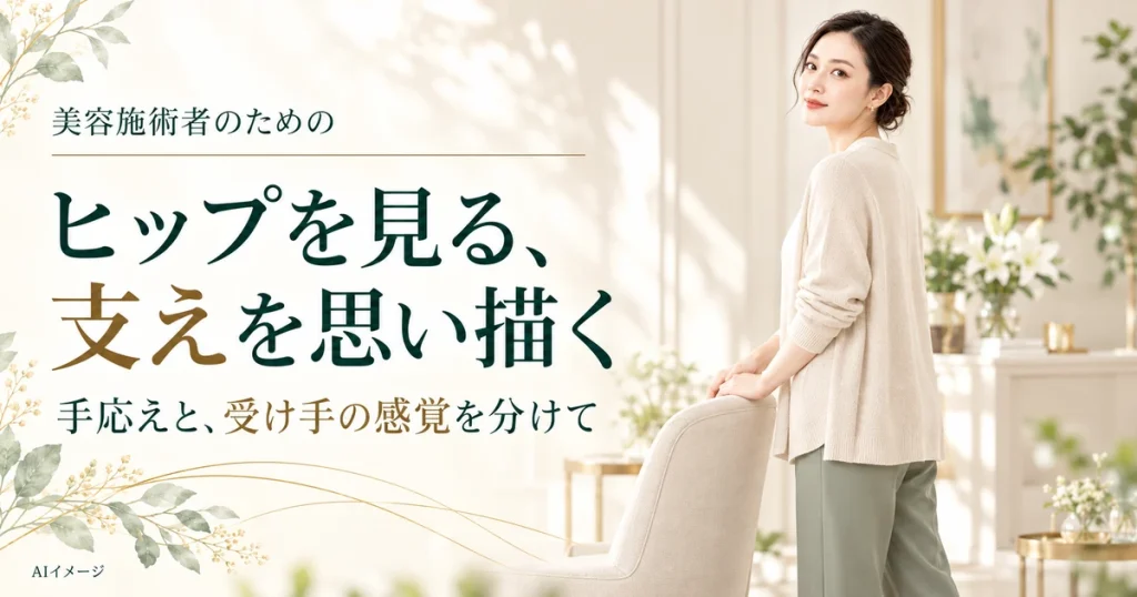 美容施術者向けのAIイメージ。実際の施術結果を示すものではありません。